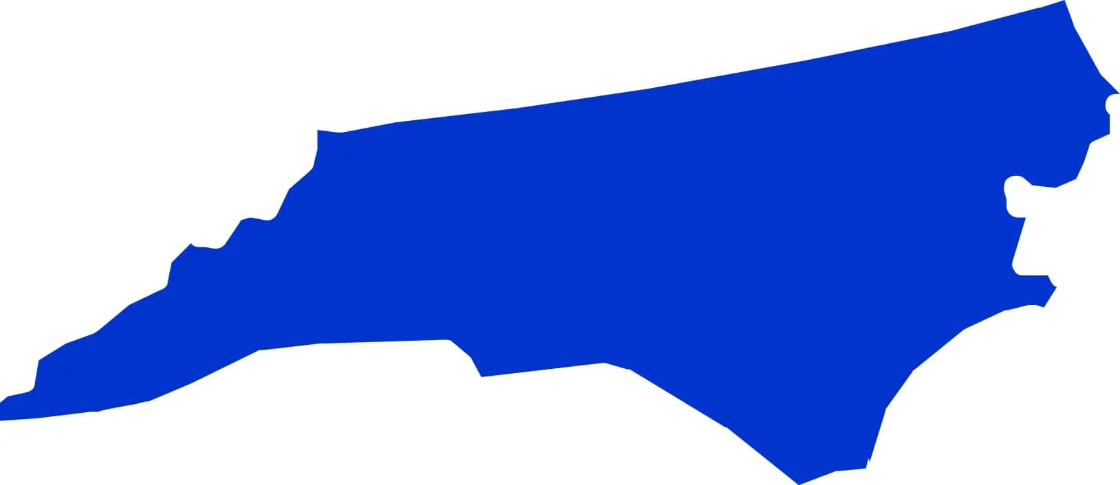 northCarolina map