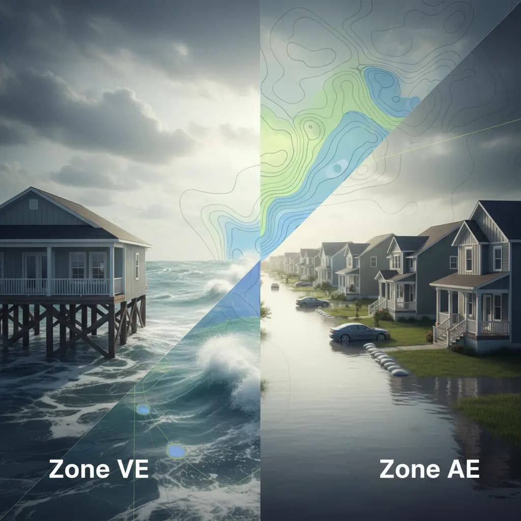 Types of Flood Zones: Understanding AE & VE Flood Zones